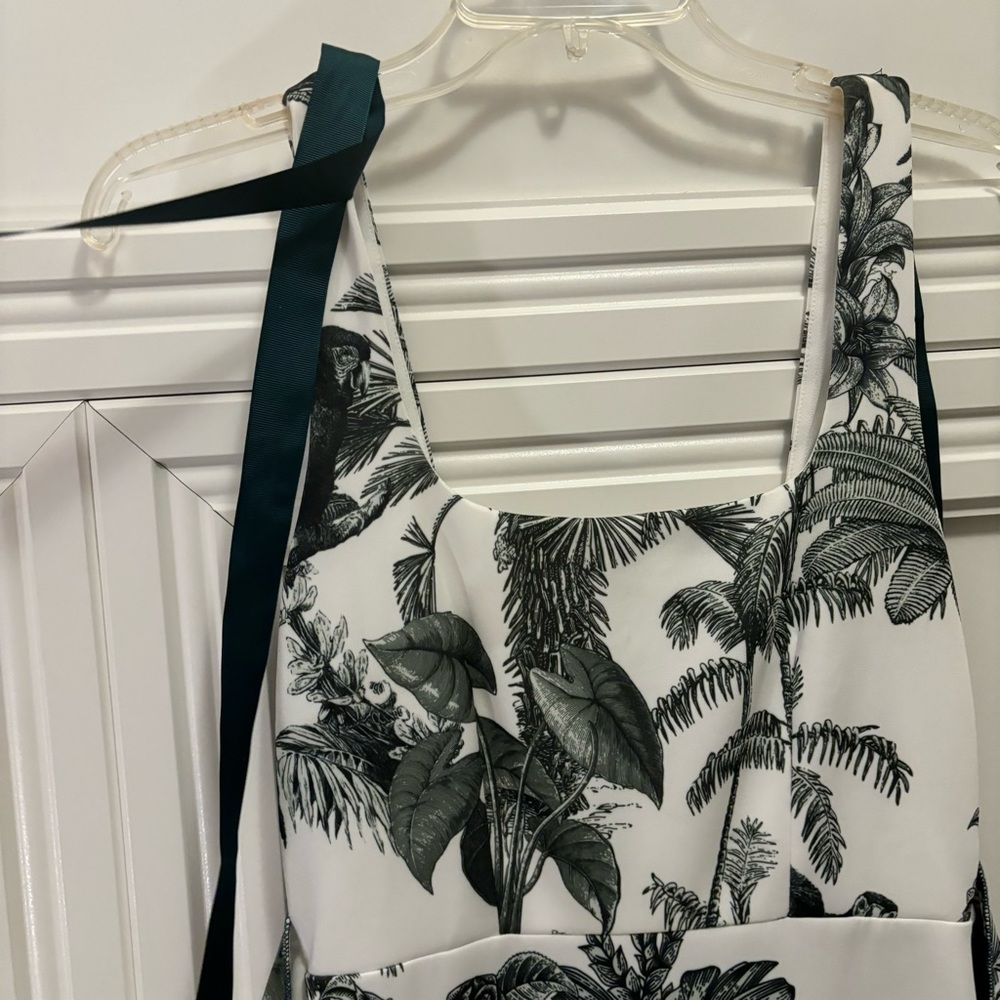 ASOS Printed Square Neck Dress - Picture 8 of 8